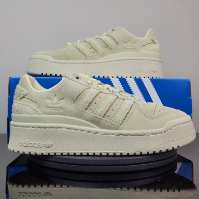 adidas Originals Forum Bold Stripes Shoes Cream White ID3154 Women's Sz 9 |  eBay