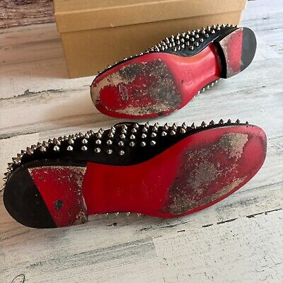 Christian Louboutin Mens Rollerboy Spike Loafers Size 10.5 Christian Louboutin Mens Rollerboy Spike Loafers Size 10.5