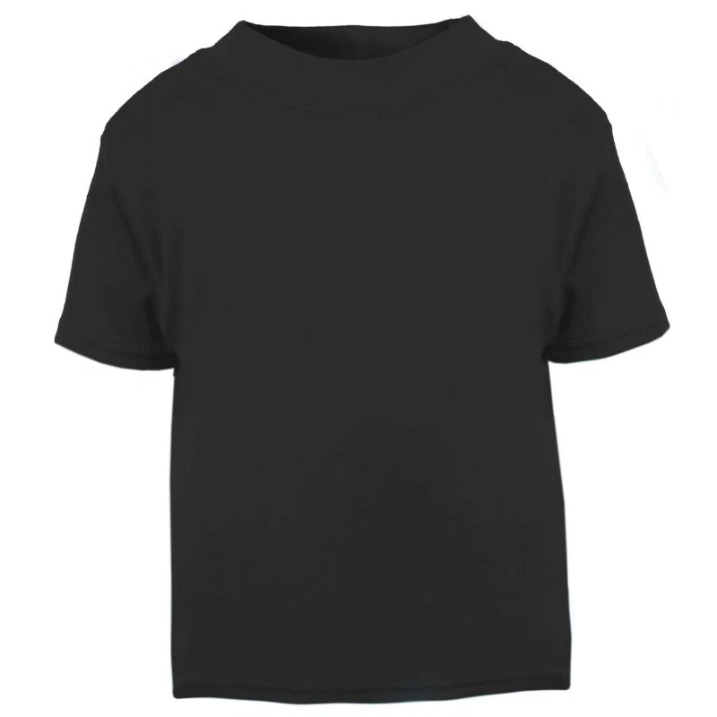 Plain black t shirt clearance baby