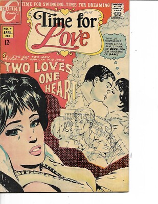 TIME FOR LOVE #9 1969 CHARLTON - GOOD PLUS COND.