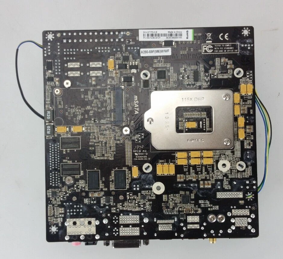 Placa madre ZOTAC H77-ITX WIFI LGA1155 DDR3 PCIEX4 MSATA con CPU i7, 4 GB de RAM Foto 4 de 4