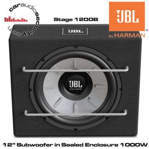 Comerciante autómata Buena voluntad Subwoofer de audio para automóvil JBL STAGE 1200B - 12" 1000W con caja de  gabinete JBL original | eBay