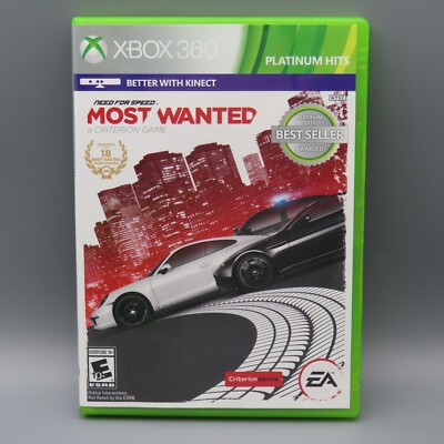 Need for Speed Most Wanted Microsoft Xbox 360 2012 Complete with Insert Tested