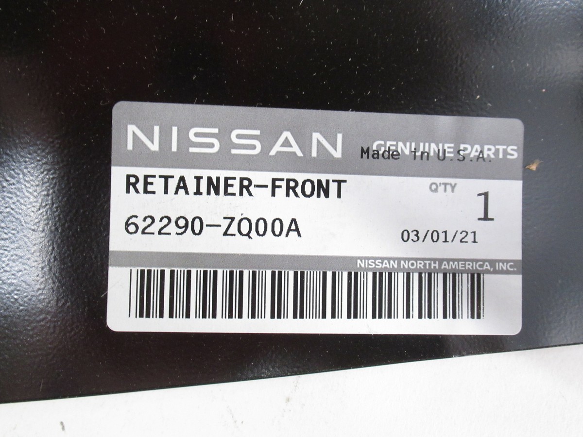 Genuine OEM Nissan 62290-ZQ00A Front Bumper Cover Reinforcement