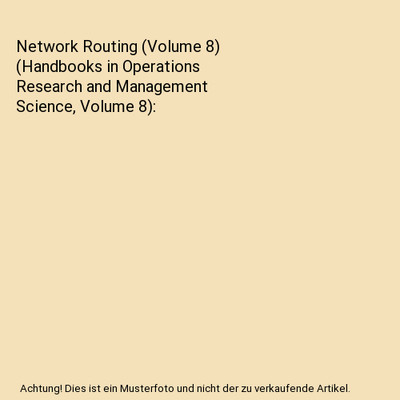 Network Routing [Volume 8] 