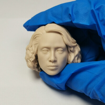 Blank 1/6 Scale With Hair Anita Mui Head Sculpt Unpainted Fit 12'' Figure B Style