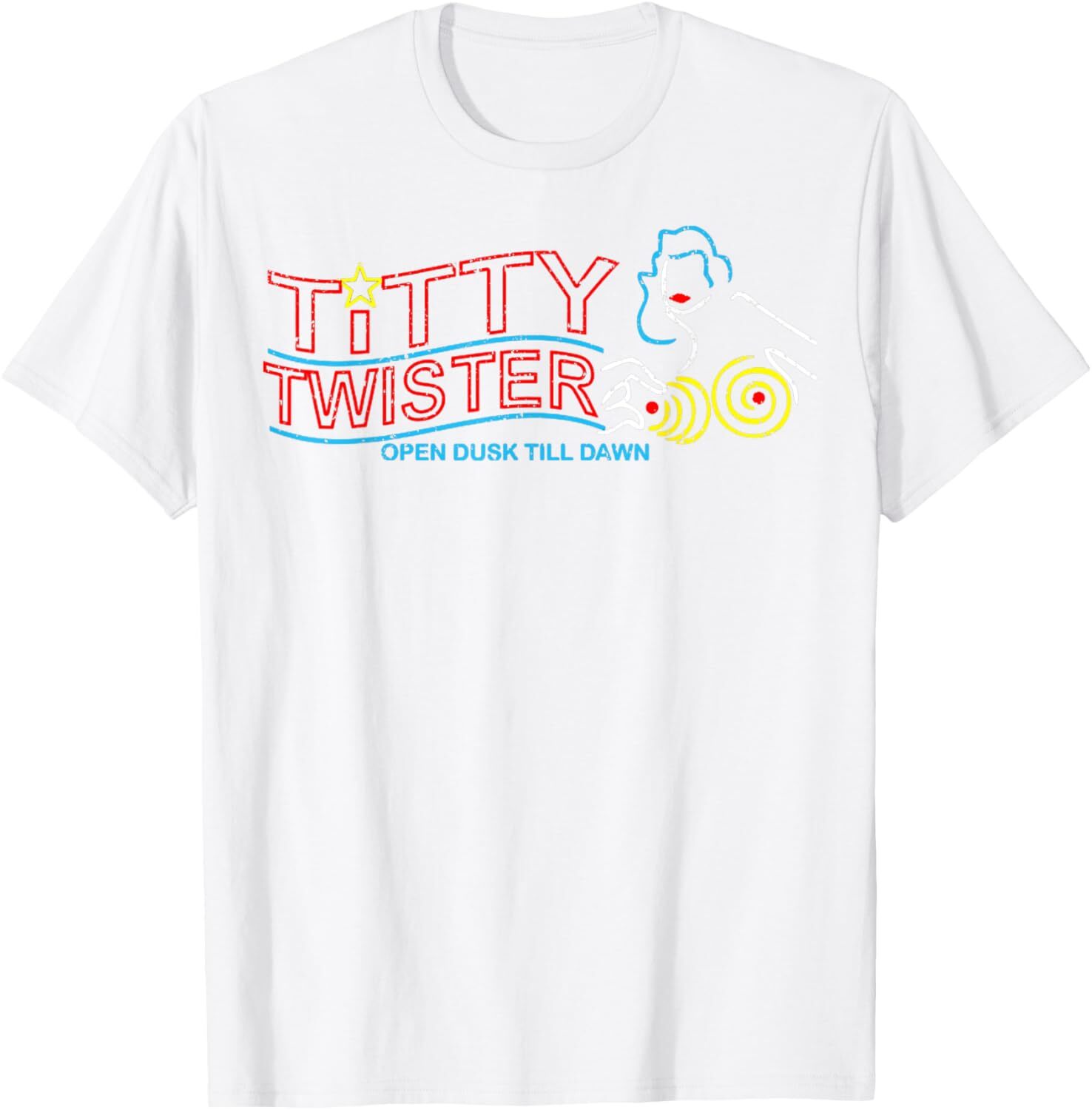 Vintage Titty Twister Open Dusk Till Dawn T-Shirt Hoodie