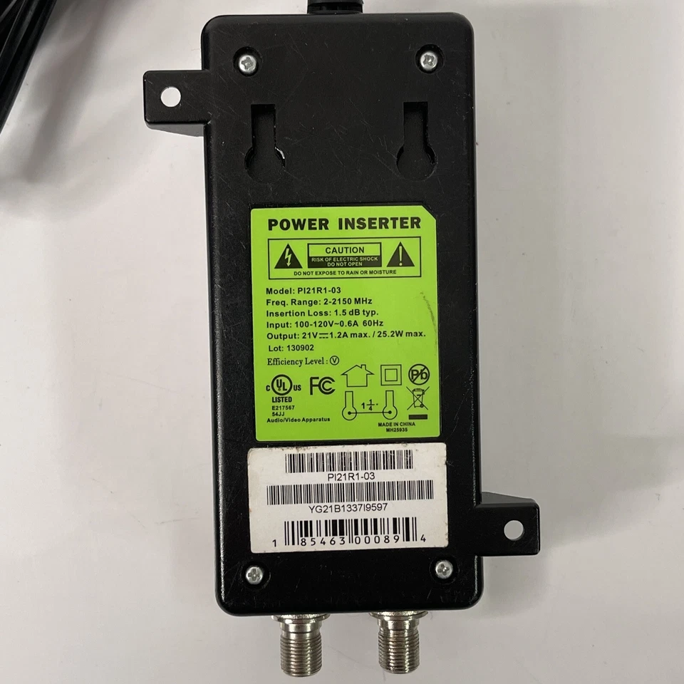 DirecTV Power Inserter SWM ODU Only Swim Cord Coaxial Cable TV 21v P121R1-03 - Image 2 of 4