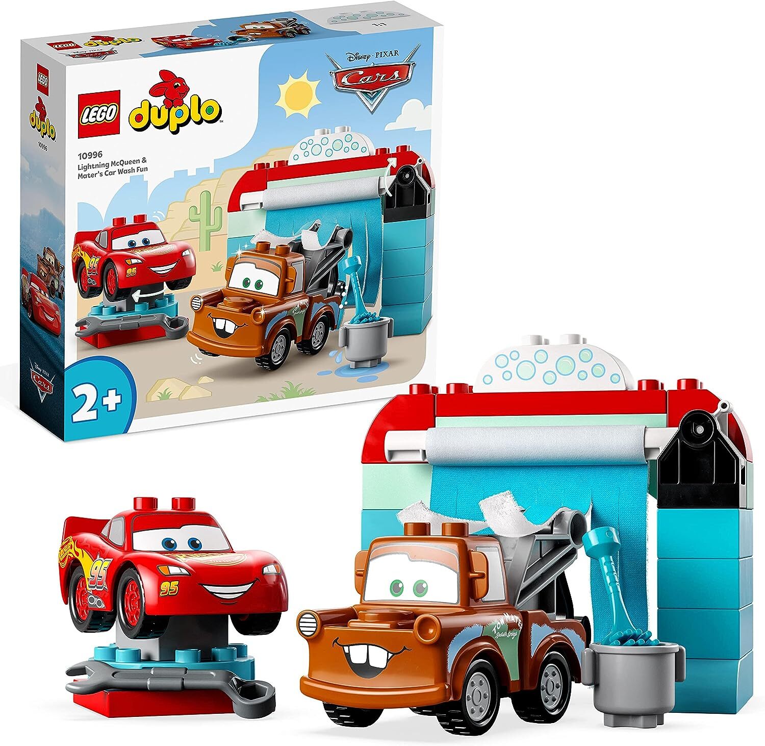 Конструктор LEGO 10996 DUPLO Disney Cars Молния Маккуин - это волшебная игра для детей.