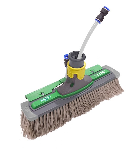Unger NUK28 Nlite Power BüRste RechteckbüRste Ungesplissen Komplett, Grau, 28 Cm-image