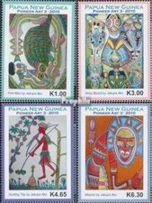 Timbres papouasie-nouvelle-guinée 2010 Mi 1495-1498 (complète edition) neuf avec