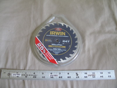 (1) NEW Irwin 5-3/8'' 24T WeldTec Construction Circular Saw Blade 1934296