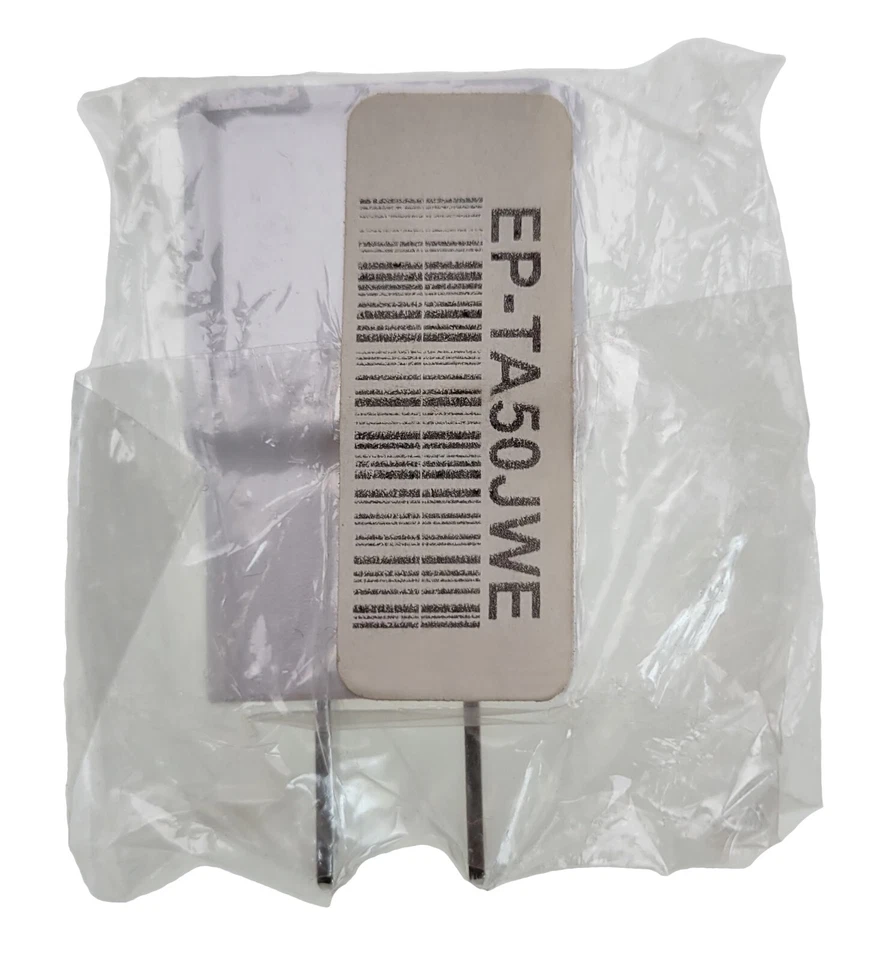 Carregador Samsung 5.0V-1.55A branco EP-TA50JWE+2 cabos USB (Tipo-C e Micro B) fabricante de equipamento original - Imagem 3 de 4