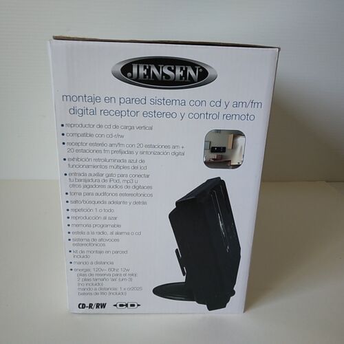 Jensen JMC-180 Micro Compact Stereo System-CD-Radio-AUX+Remote-Box-Testato Funzionante - Foto 11 di 15