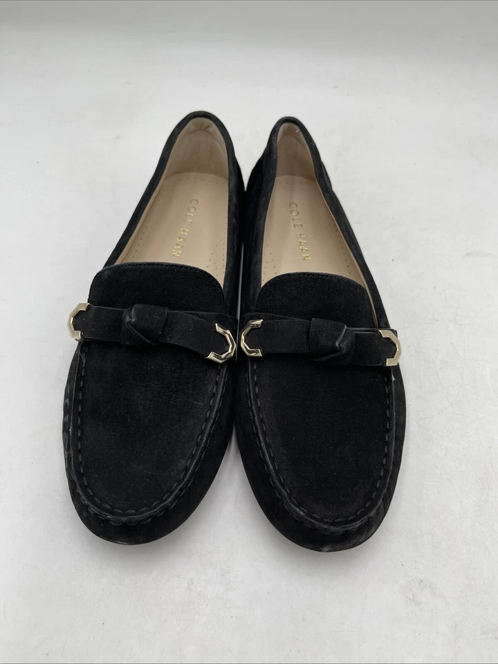 Cole Haan Women's Evelyn Bow Driver Flats Black Size 6.5B - Image 2 of 4