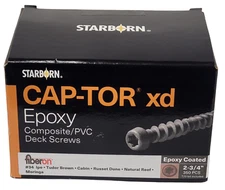 Starborn 350 Piece CAP-TOR XD Expoxy Brown #34 Screws 10 X 2-3/4"