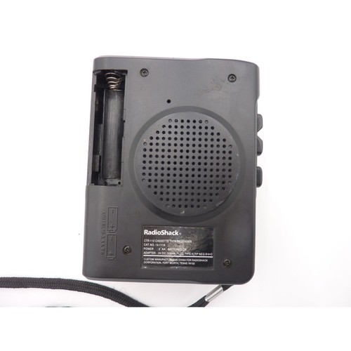 Radio Shack CTR-112 cassette recorder missing battery cover works VTG - Picture 3 of 5