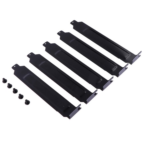 5pcs/lot Black metal slot covers dust filter blanking plate for PCI JwTSA Hc - Bild 2 von 8