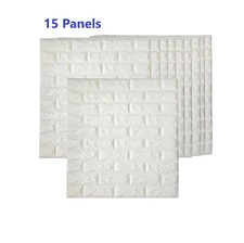 3D Brick Foam Wallpaper 87sqft 6mm Peel Stick Self Adhesive Panel Wall Ceil Tile