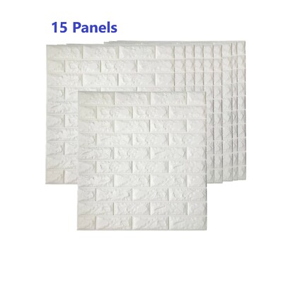3D Brick Foam Wallpaper 87sqft 8mm Peel Stick Self Adhesive Panel Wall Ceil Tile