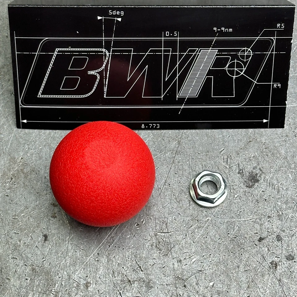 Алюминиевый шариковый рычаг переключения передач Blackworks BWR 10x1,5 красный для Honda Acura - Изображение 2 из 4