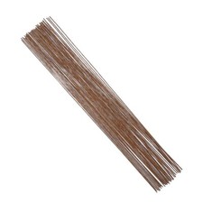 18 Gauge Brown Floral Wire 16" 50-Pack for Artificial Flower Craft Projects