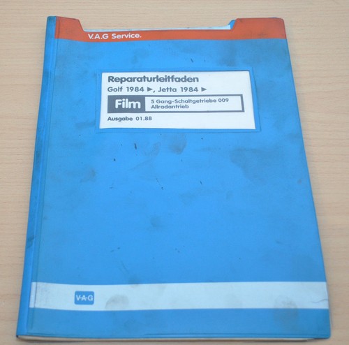 VW Golf 2 ab 1984 Jetta ab 1984 5 Gang Schaltgetriebe 009  WHB Mikrofiche