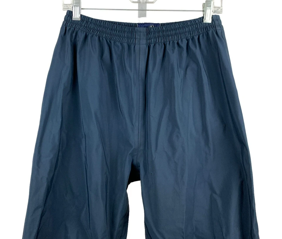 SIMMS Gore-Tex Nylon Pants Mens Medium Navy Blue Taped Seams **READ* Zip Ankle - Image 4 of 4