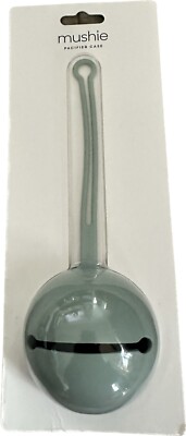Mushie Silicone Pacifier Case In Dried Thyme