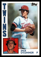 1984 Topps Jack O'Connor #268 Minnesota Twins