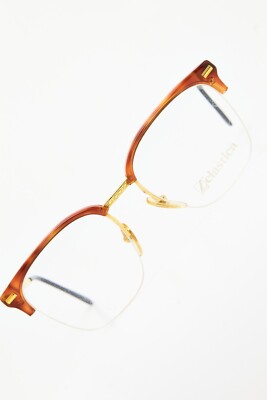 LOZZA RUPERT 52 358 Turtle/Gold Butterfly Frame Glasses Vintage 80s Women
