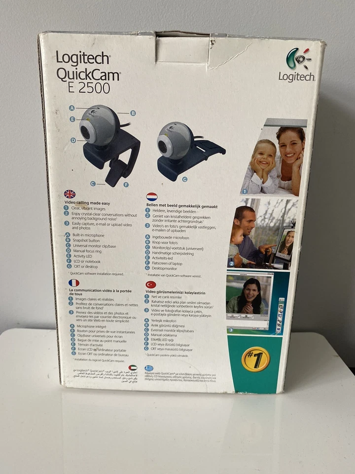 Logitech QuickCam E 2500 Brand New In Box Never Used Quick Despatch - Image 2 of 4