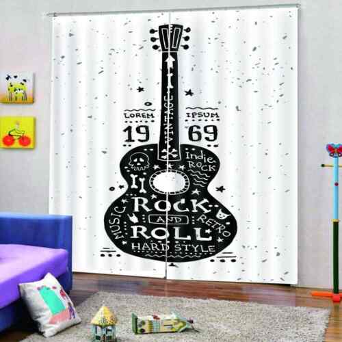 Rock means infinite possibilities Printing 3D Blockout Curtains Fabric Window - Photo 1 sur 8