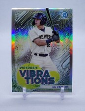 2022 Bowman Baseball SAL FRELICK Virtuosic Vibrations BREWERS #VV-14