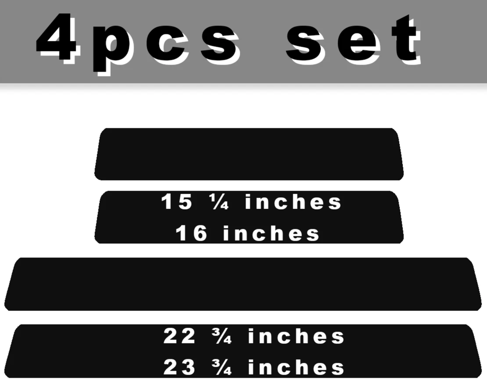 4Pcs Car Threshold Strip Door Plate Sill Scuff Cover Sticker For - Foto 2