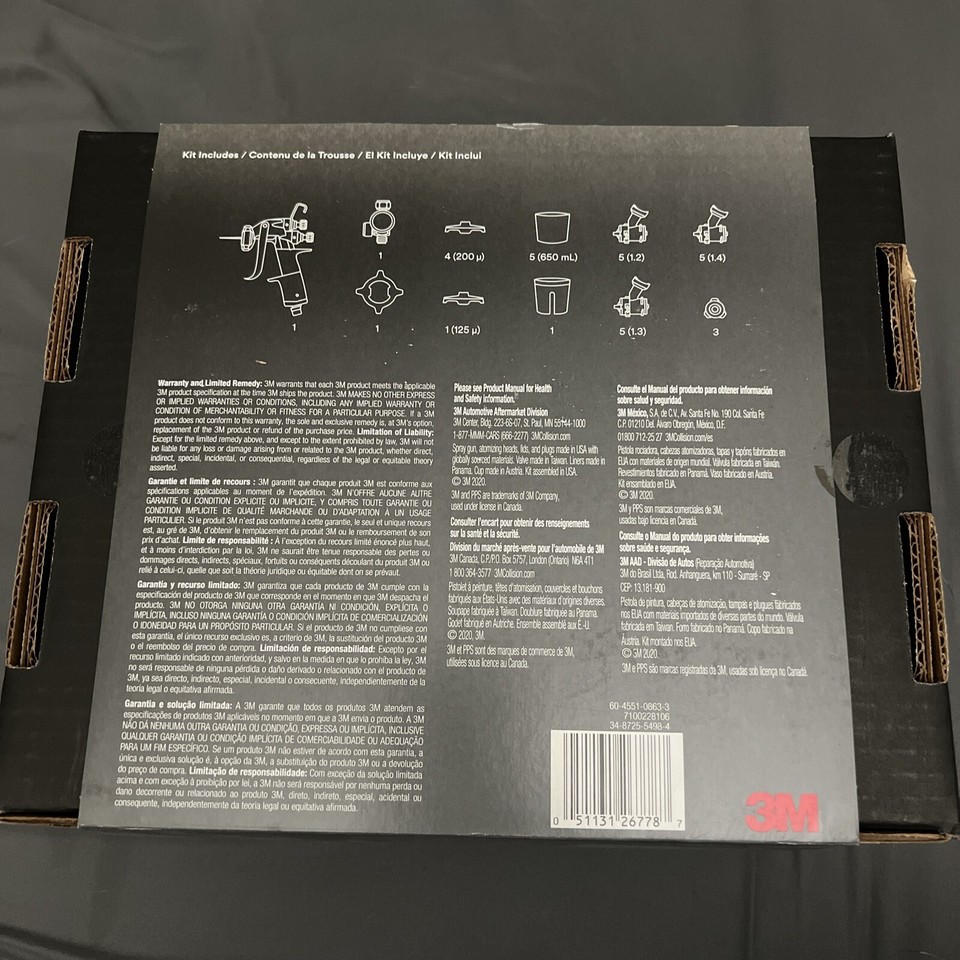 3M 26778 Performance Spray Gun Kit With PPS 2.0 Cup System eBay