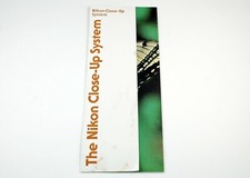 U202409 Nikon Close-Up System Guide Brochure Original Instruction Manual