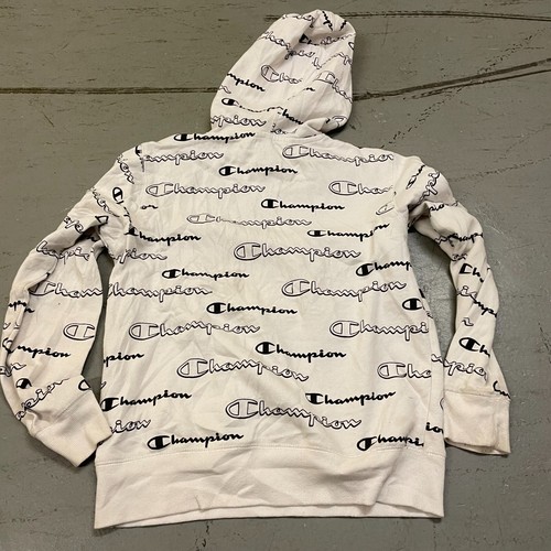 Champion Hoodie Boys Large Logo Pullover Sweatshirt Sweater Youth - Picture 7 of 7
