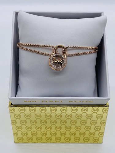 NEW MICHAEL KORS ROSE GOLD CHAIN LINK 