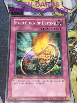 Yu Gi Oh PYRO CLODK OF DESTINY KARTE PGD-050 ENGLISCH 1.Auflage
