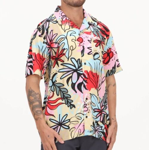 VOLCOM PURESTONE Men's S/S Woven Shirt - FOG - Large - NWT - Picture 3 of 4