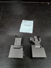 Flip Up Iron Sight Front Rear Sight set Nickel