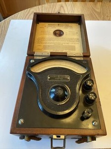 General Electric Alternating Current Ammeter Type P-3 No. 2034128 Dec 1949 #J