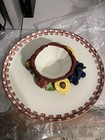 Vintage CALI POTTERY Round Vegetable Chip & Dip 14 Inch Serving Platter — photo 1