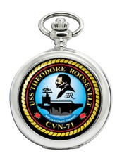USS Theodore Roosevelt CVN-71 Pocket Watch