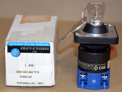 Kraus & Naimer CG8 A291-600 Nockenschalter NEU OVP