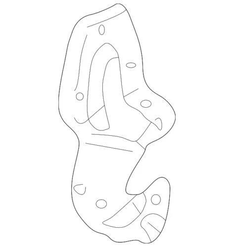 Brazo inferior izquierdo para Kia (N/P 0K53B 73250A)