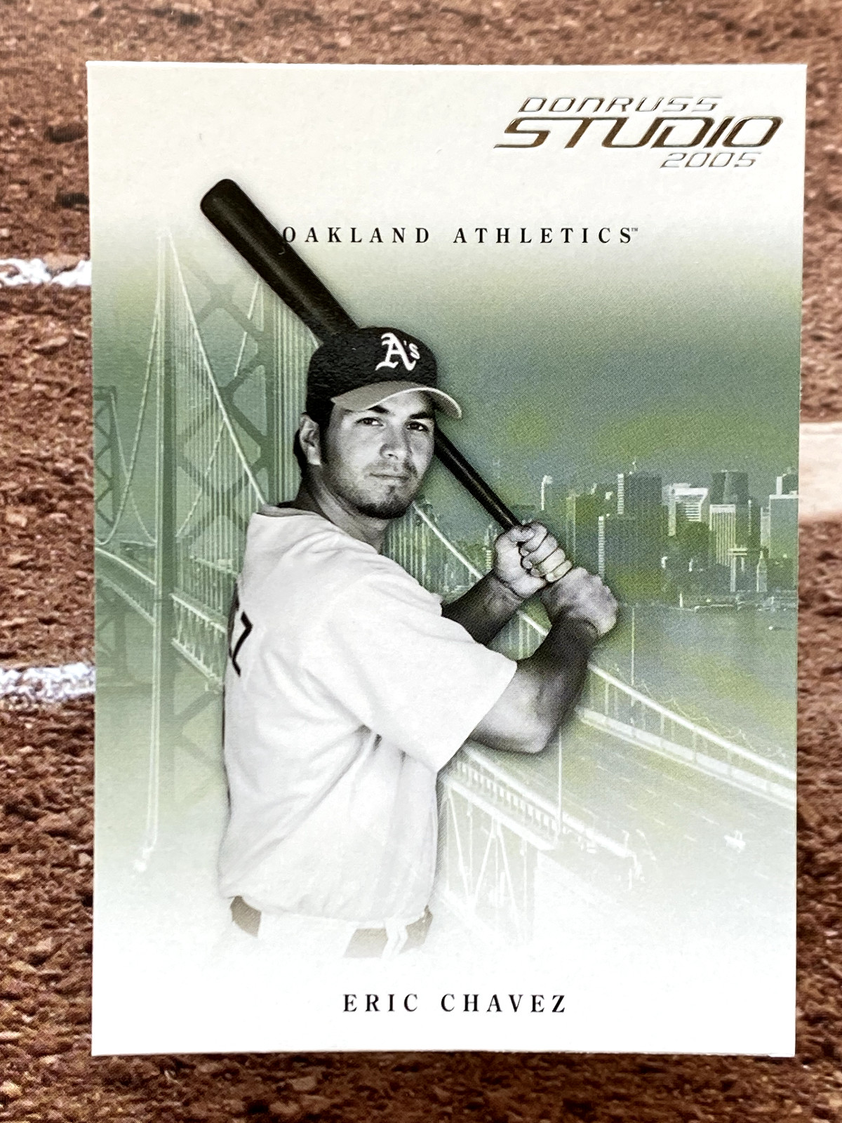 Eric Chavez 2005 Donruss Studio #203 Oakland Athletics