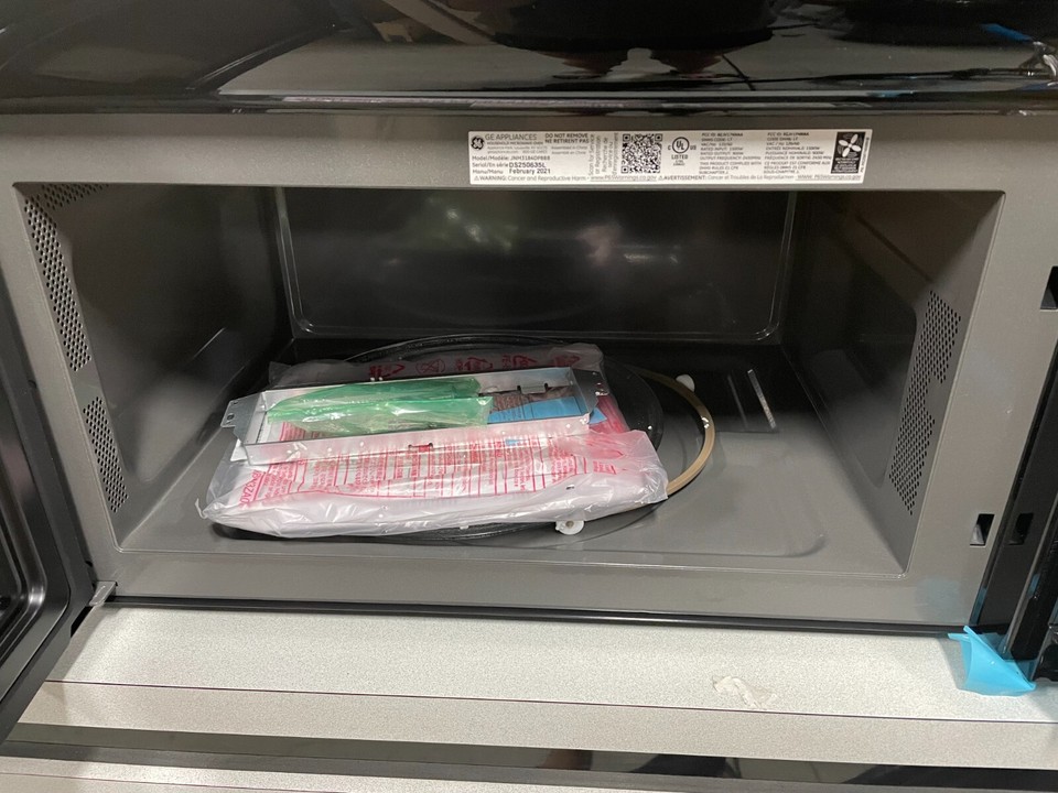 GE JNM3184DP8BB 1.8 CU. FT. OVER THE RANGE MICROWAVE OVEN BLACK eBay