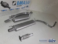 Imasaf Auspuff Ab Kat für Fiat Stilo Multi Wagon 1.8 16V 2002-2008| Flex+Msd+Esd